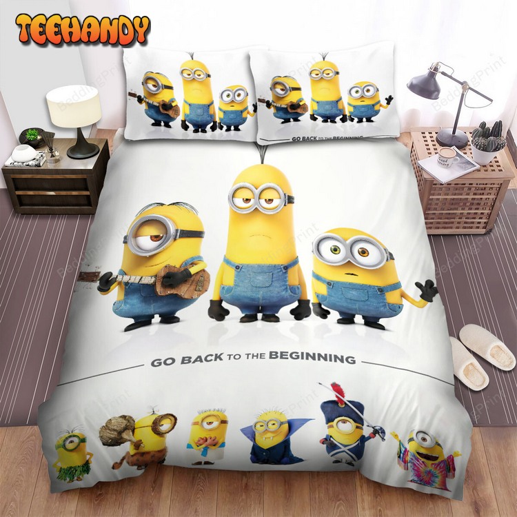 Minions Movie Poster 8 Bed Sheets Spread Duvet Cover Bedding Sets