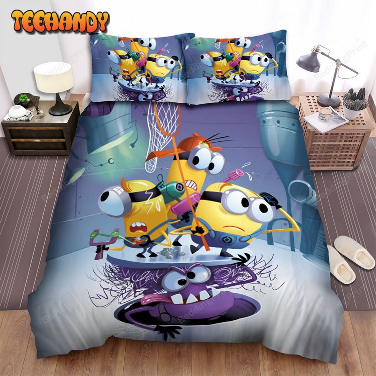 Minions Movie Poster 9 Bed Sheets Duvet Cover Bed Sets For Fan