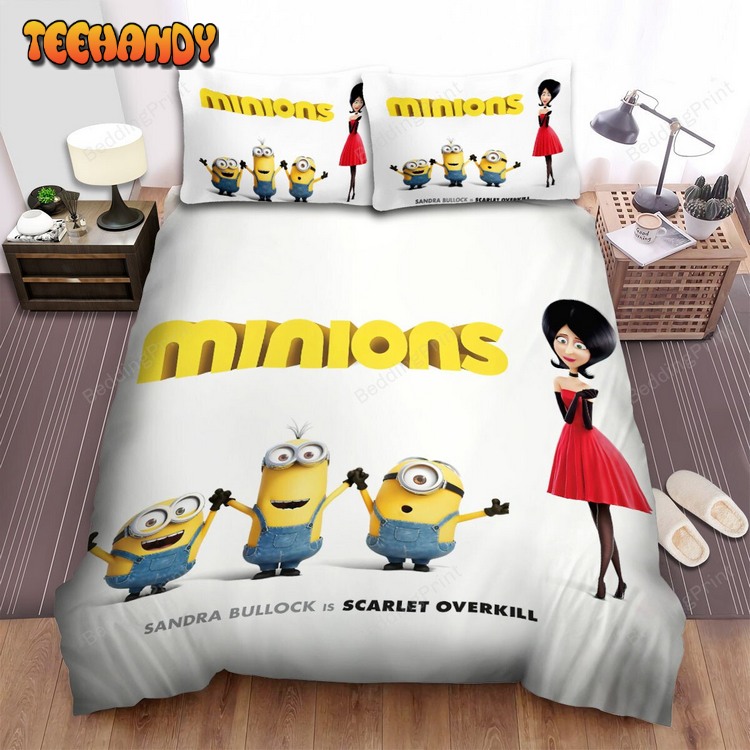 Minions Scarlett Overkill Poster Bed Sets For Fan