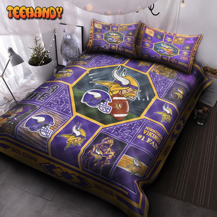 Minnesota Vikings V1 Bedding Set