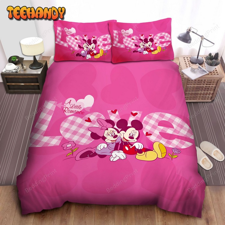 Minnie And Mickey Mouse Little Romance Bed Sets For Fan