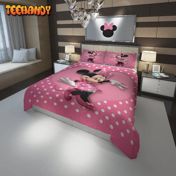 Minnie Mouse 3d Customized Bed Sets For Fan