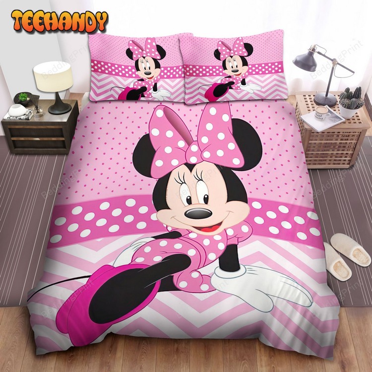 Minnie Mouse Photograph Posing Bed Sets For Fan