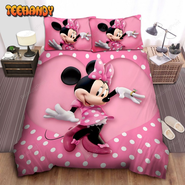 Minnie Mouse With Big Diamond Ring Bed Sets For Fan