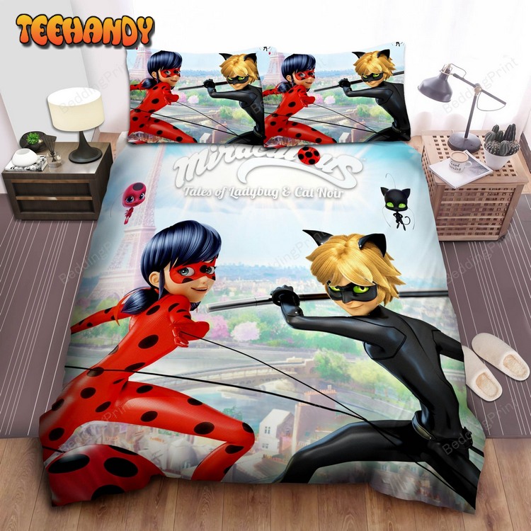 Miraculous Tales Of Ladybug &amp Cat Noir Poster Bed Sets For Fan