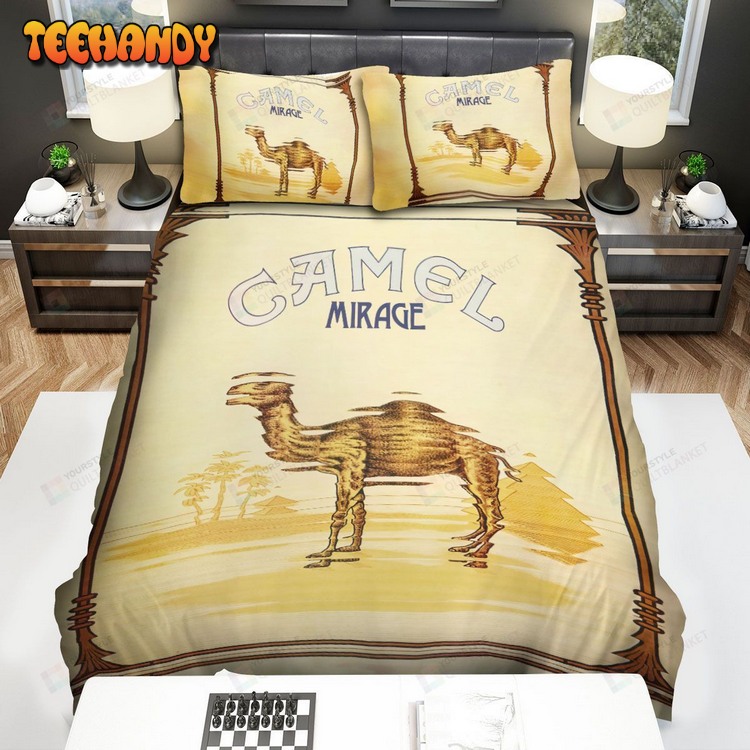 Mirage Camel Band Bed Sheets Spread Comforter Bed Sets For Fan