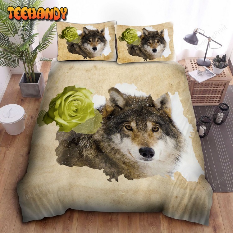 Mirage Wolf Bed Sheets Duvet Cover Bed Sets For Fan