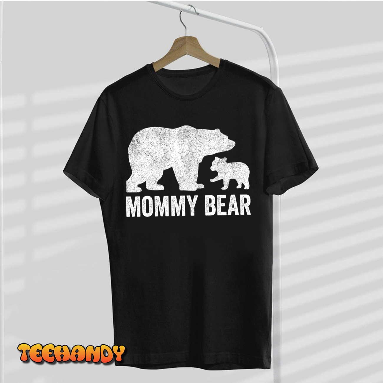 Mommy Bear Mothers Day Shirts, Funny Mother Cub Kid Mom T-Shirt