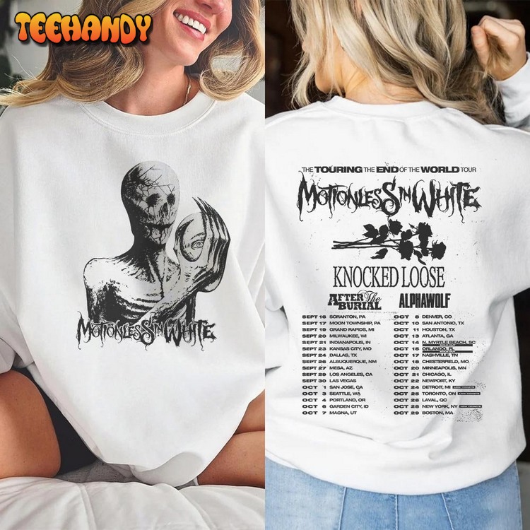Motionless In White Scoring The End Of The World Tour 2023 Music Shirt