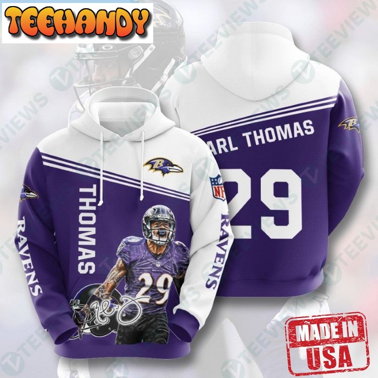 Nfl Baltimore Ravens Earl Thomas Mens Sports Hoodies