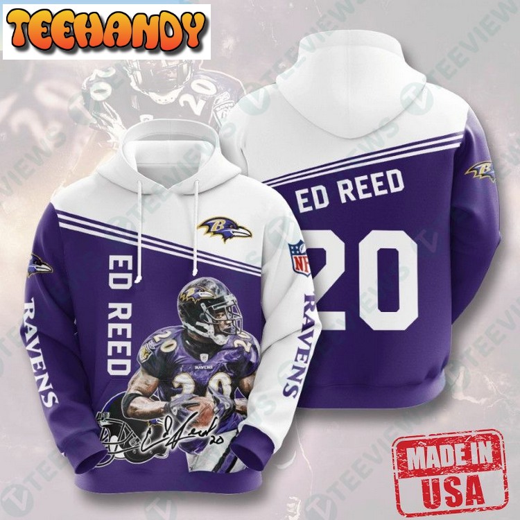 Nfl Baltimore Ravens Ed Reed Cheap Sports Hoodies