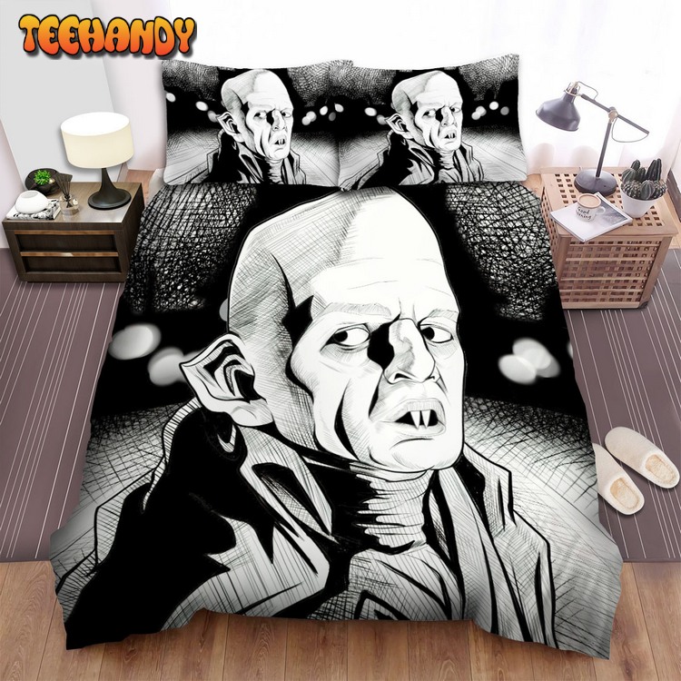 Nosferatu The Vampyre Dracula Pencil Drawing Photo Bed Sets For Fan