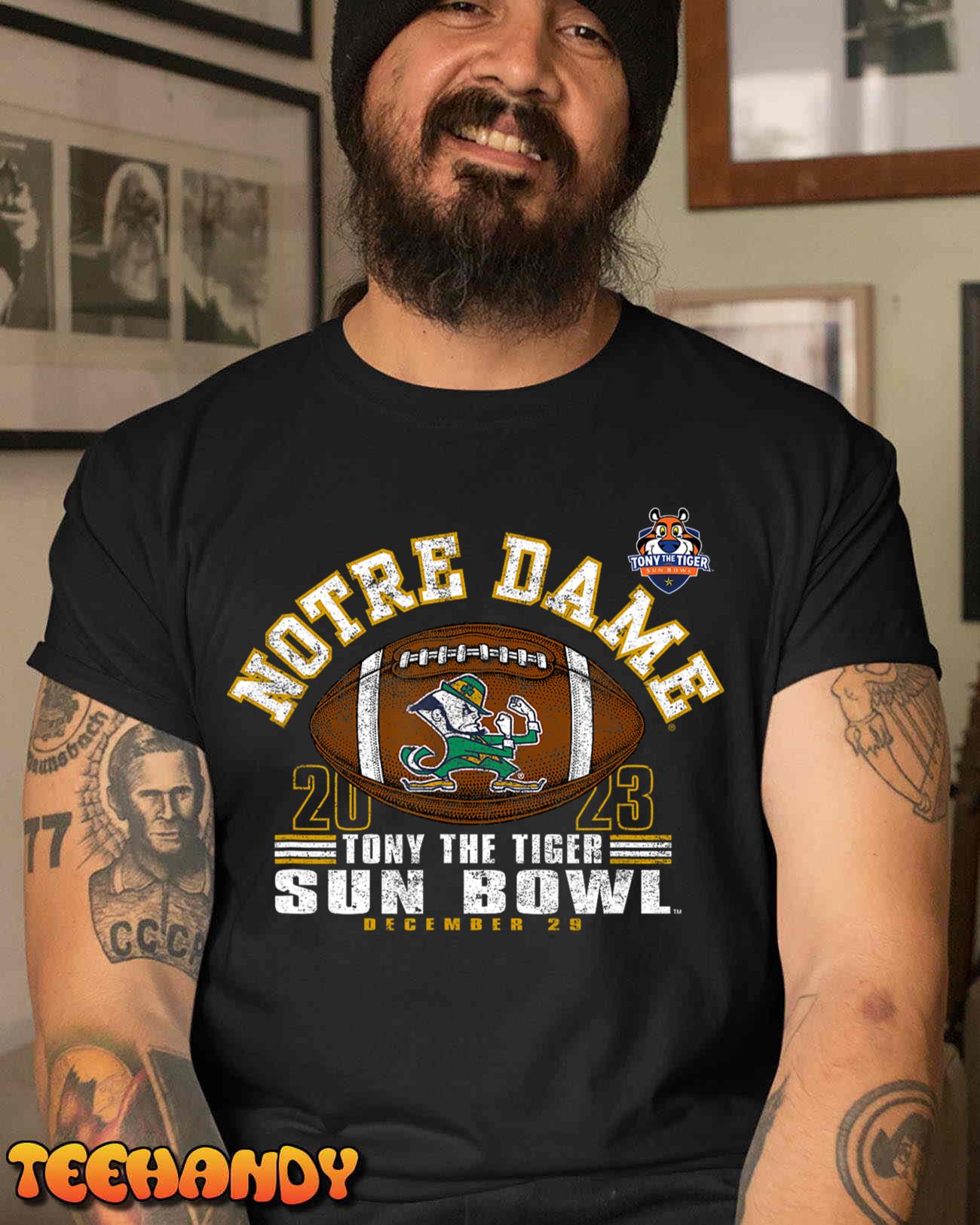 Notre Dame Fighting Irish Sun Bowl 2023 Football Vintage T-Shirt