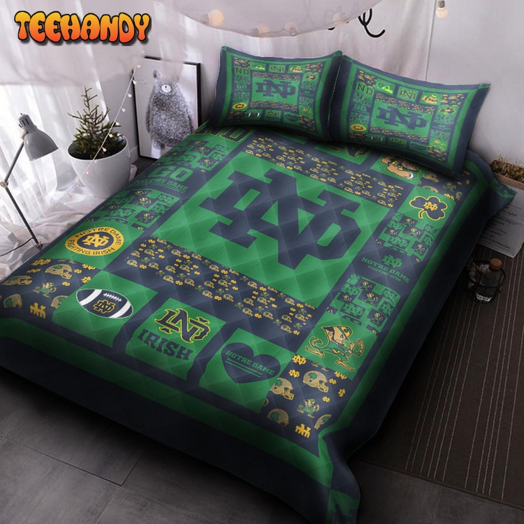 Notre Dame Fighting Irish V8 Bed Sets For Fan