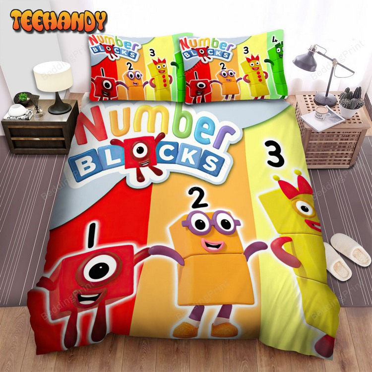 Numberblocks Group Standing Together Bed Sets For Fan