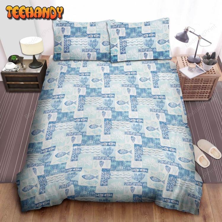 Ocean Fish Bed Sheets Duvet Cover Bed Sets For Fan