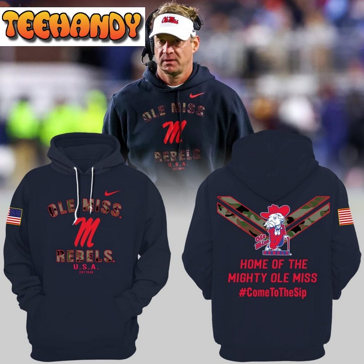 Ole Miss Rebels U.S.A Est.1848 Home Of The Mighty Ole Miss Come To The Ship 3D Hoodie