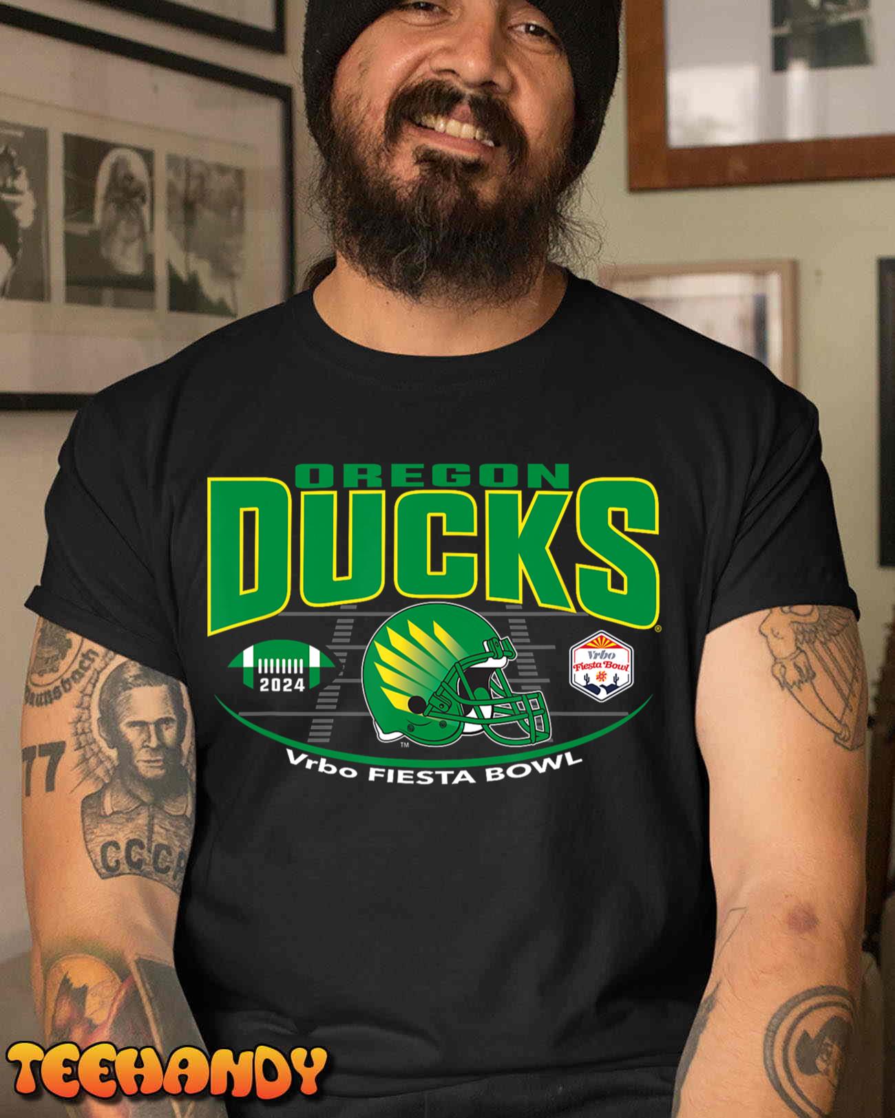 Oregon Ducks Fiesta Bowl 2024 Football Officially Licensed T-Shirt