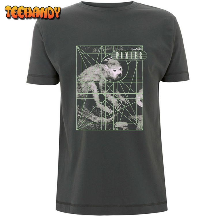 Pixies Monkey Grid T-Shirt