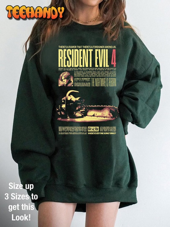 Resident Evil IV shirt, Resident Evil Game Shirt