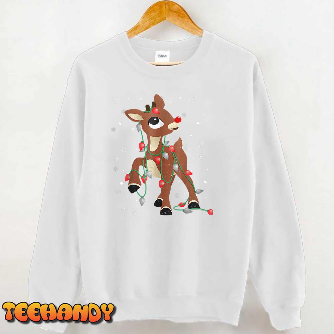 Rudolph The Red Nose Reindeer For Kids and Christmas Fan T-Shirt