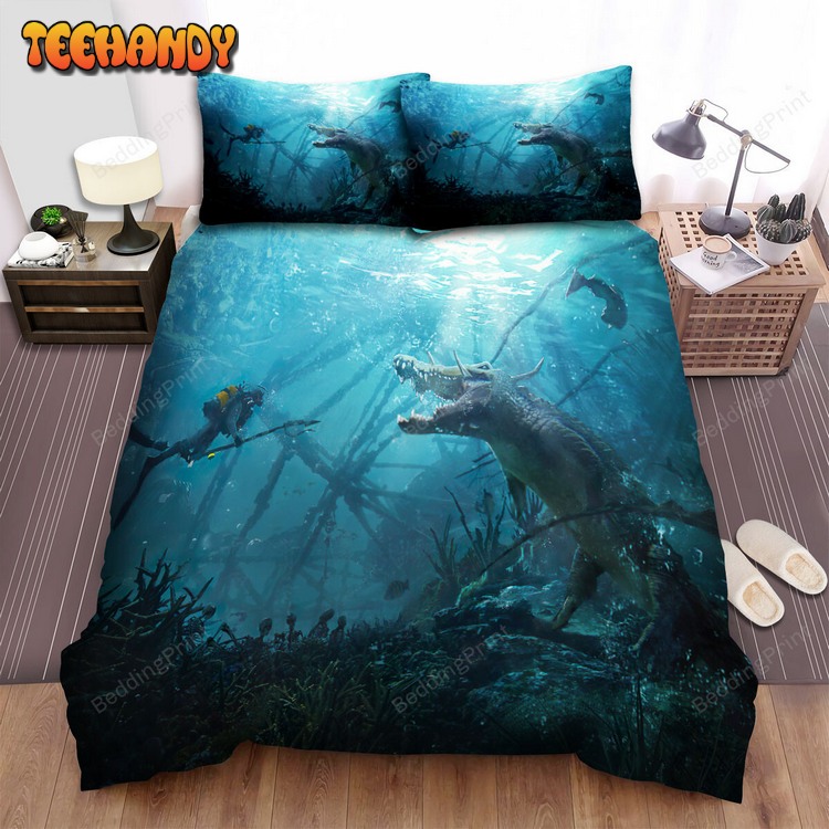 Sea Monster, Ancient Crocodile Bed Sets For Fan