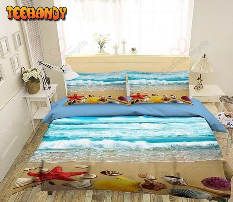 Seashell Starfish Bed Sets For Fan