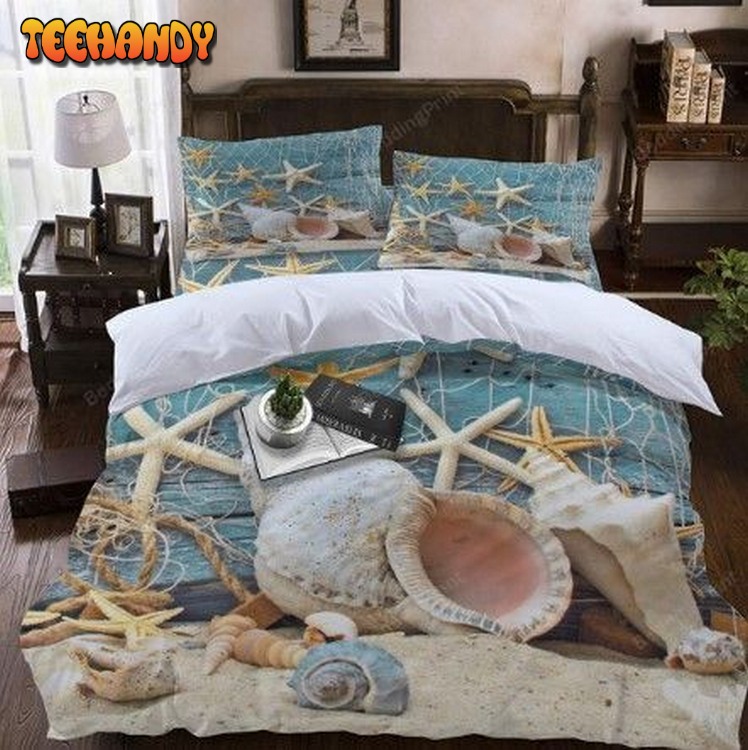 Seashells Bed Sheets Duvet Cover Bed Sets For Fan