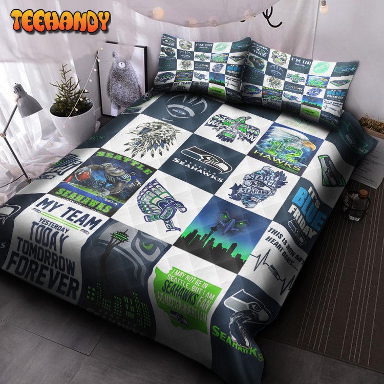 Seattle Seahawks v10 Bed Sets For Fan