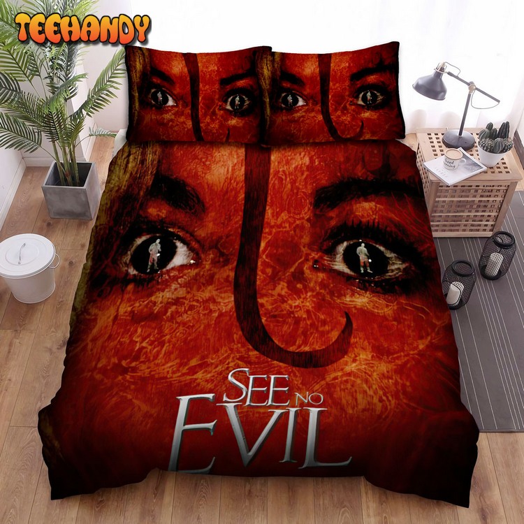 See No Evil (2006) You Never Know Who Is Waiting Movie Poster Bed Sets For Fan