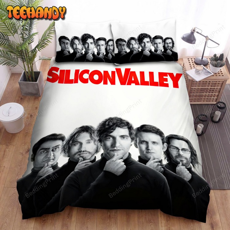 Silicon Valley (2014–2019) Season 1 Poster Bed Sets For Fan