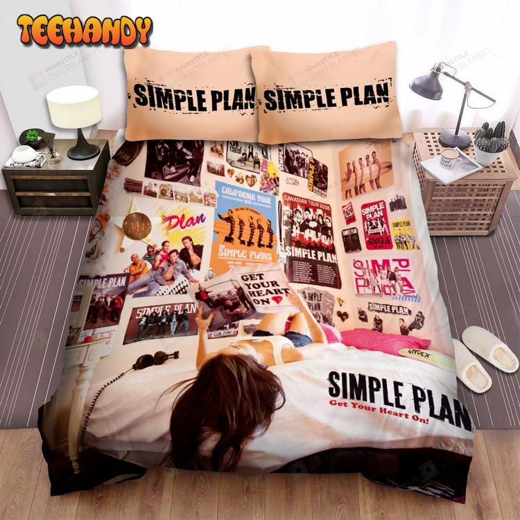 Simple Plan Get Your Heart On Album Cover Bed Sets For Fan