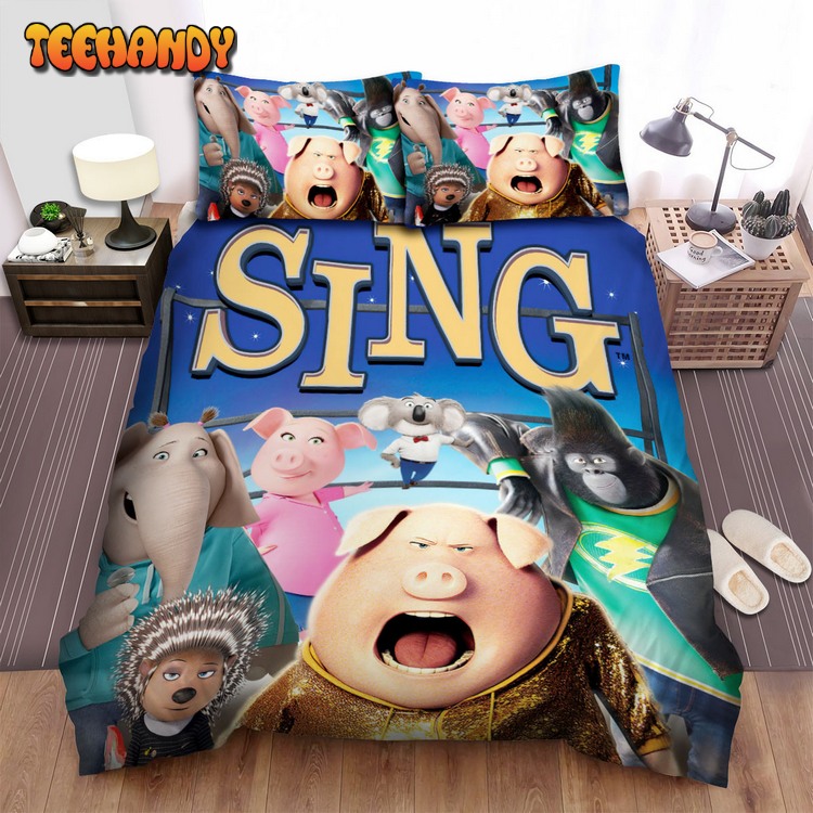 Sing 2 Movie Poster 3 Bed Sets For Fan