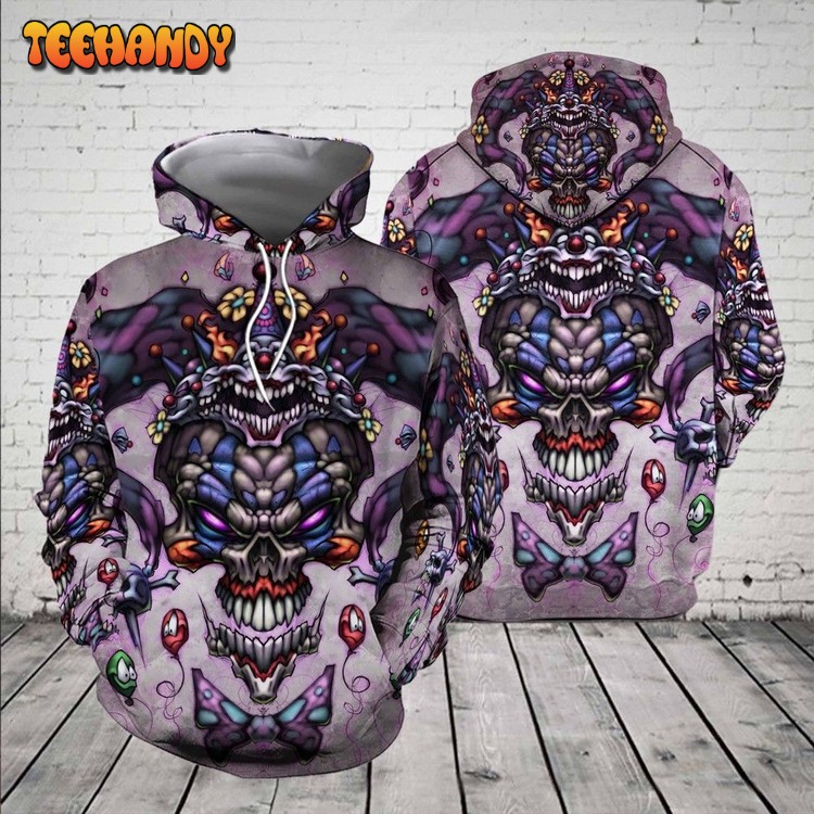 Skull Pullover And Zip Pered Hoodies Custom 3D Graphic 3D Hoodie