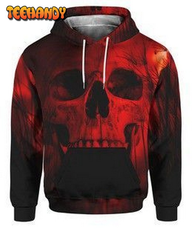 Skull Pullover And Zippered Hoodies Custom 3D Skull 3D Hoodie