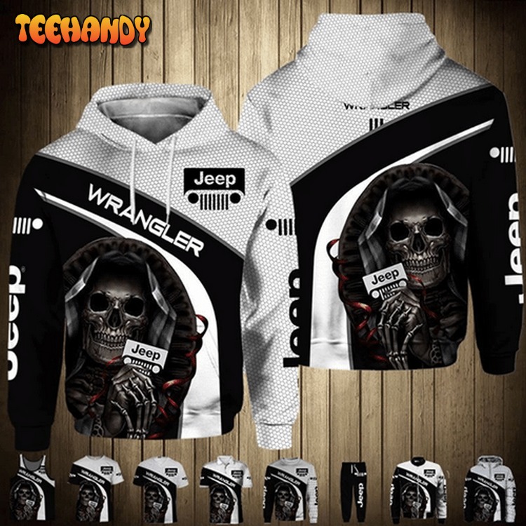 Skull Wrangler Jeep Living My Way 3d Hoodie