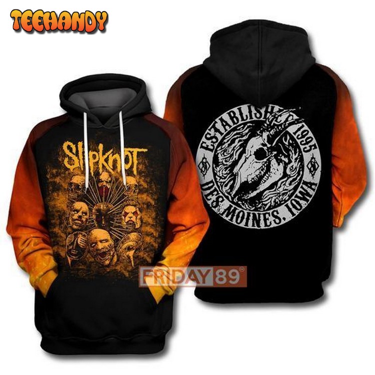 Slipknot Pullover And Zip Pered Hoodies Custom 3D Graphic Hoodie