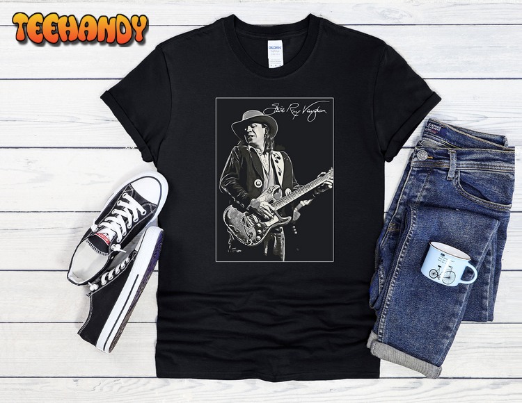 Stevie Ray Vaughan Retro T Shirt Hoodie Sweatshirt