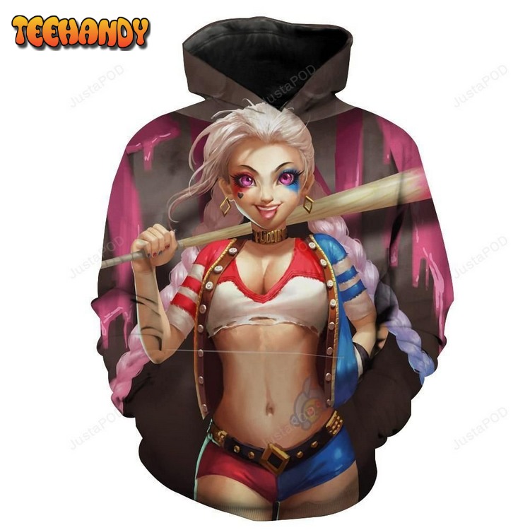 Suicide Squad Jinx 3D Hoodie For Men Women Hoodie