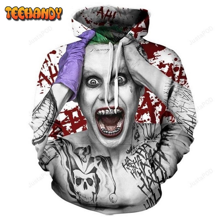 Suicide squad Joker 3D Hoodies