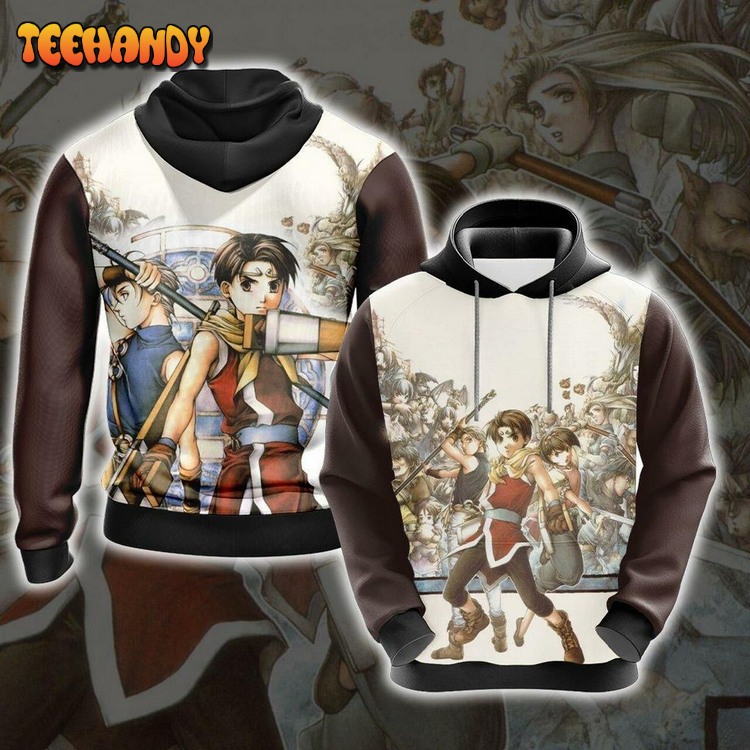 Suikoden Unisex 3D Hoodie All Over Print Hoodie