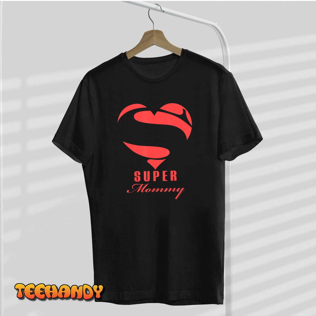 Super Mommy Superhero Mommy T Shirt Gift Mother Father Day