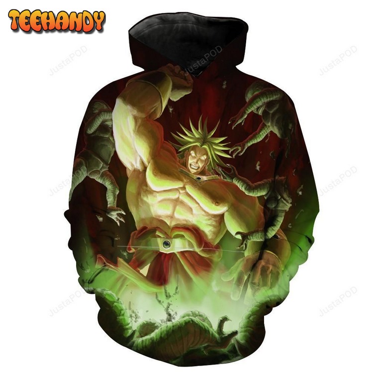 Super Saiyan Broly Pullover 3D Hoodie