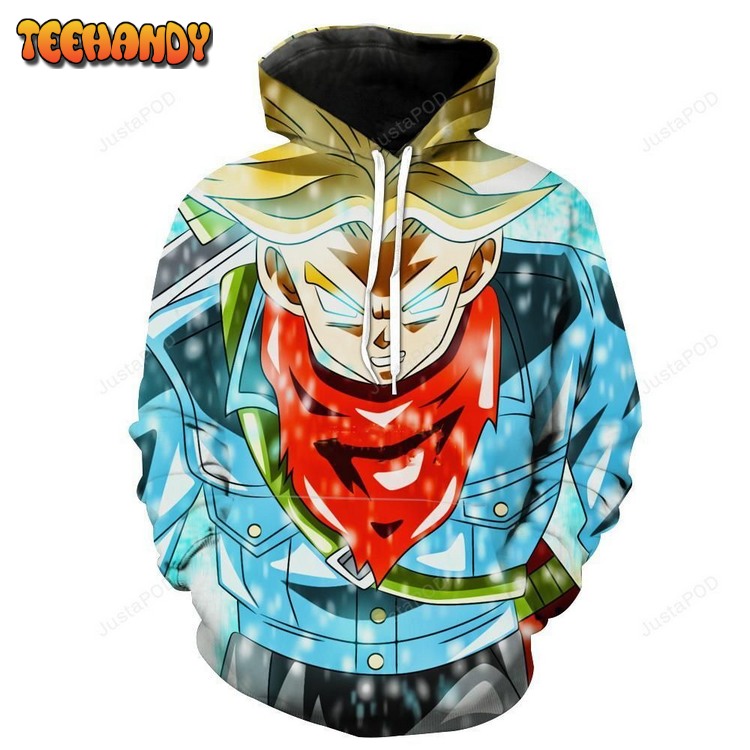 Super Saiyan Rage Trunks Pullover 3D Hoodie