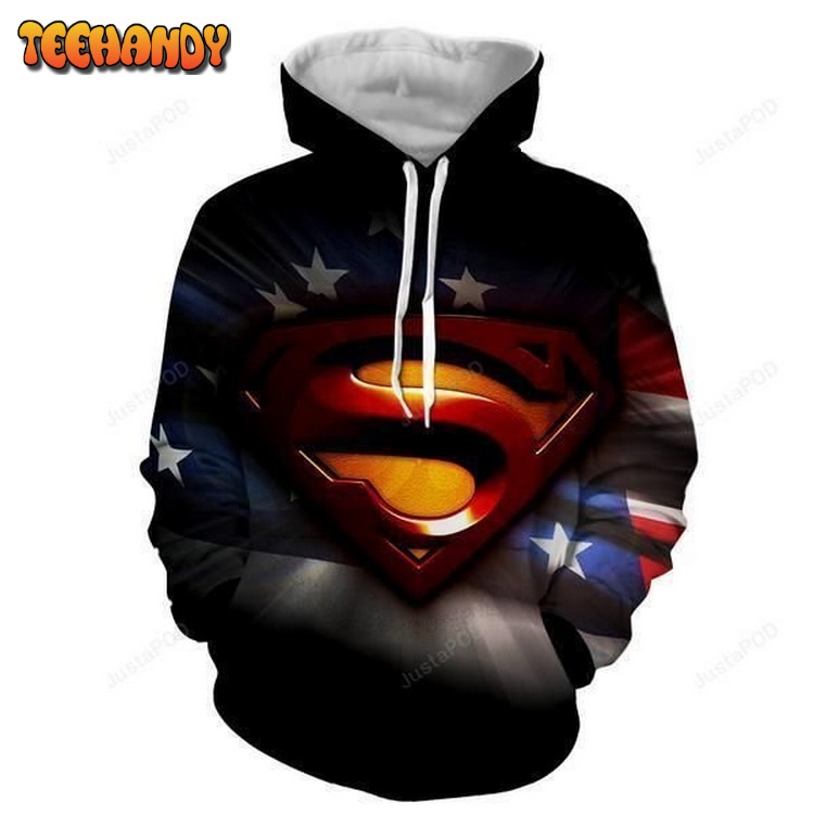 SUPERMAN STANDS FOR HOPE Pullover 3D Hoodie