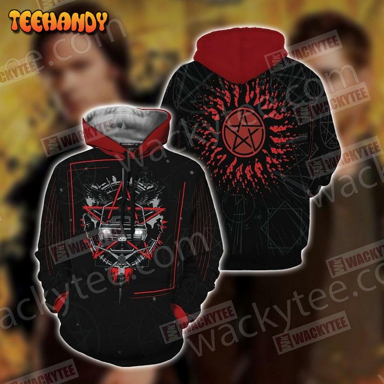 Supernatural Unisex Pullover 3D Hoodie