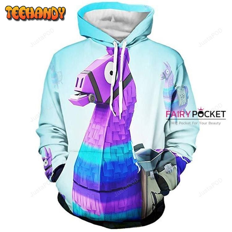 Supply Llama Pullover 3D Hoodie