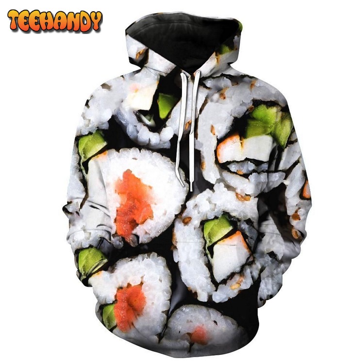 Sushi Pullover 3D Hoodie