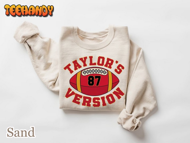 Taylor’s Version Football Sweatshirt, Go Taylor’s Boyfriend Shirt