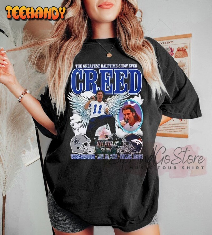 The Greatest Halftime Show Ever Creed Shirt, 2024 Music Concert T-Shirt